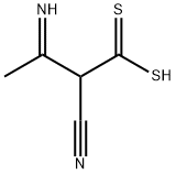 Butane(dithioic)  acid,  2-cyano-3-imino- 结构式