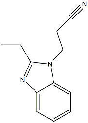 1H-Benzimidazole-1-propanenitrile,2-ethyl-(9CI) 结构式