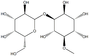 D-chiro-Inositol, 2-O-.alpha.-D-galactopyranosyl-4-O-methyl- 结构式