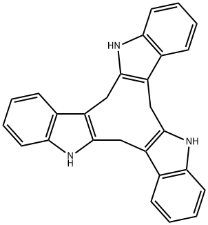 5,6,11,12,17,18-hexahydrocyclononatriindole 结构式