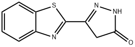 3H-Pyrazol-3-one,5-(2-benzothiazolyl)-2,4-dihydro-(9CI) 结构式
