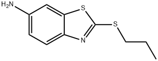 6-Benzothiazolamine,2-(propylthio)-(9CI) 结构式