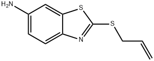 6-Benzothiazolamine,2-(2-propenylthio)-(9CI) 结构式