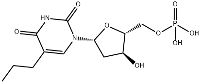 2'-deoxy-5-propyl-5'uridylic acid 结构式