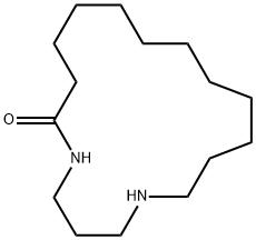 13-Aza-16-aminohexadecanoic acid lactam 结构式