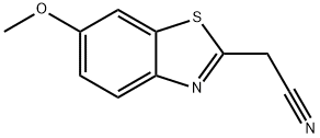 2-Benzothiazoleacetonitrile,6-methoxy-(9CI) 结构式