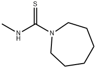 1H-Azepine-1-carbothioamide,hexahydro-N-methyl-(9CI) 结构式