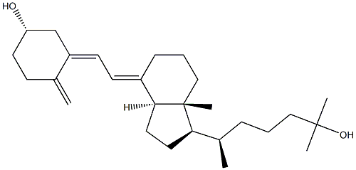 25-hydroxyvitamin D 结构式