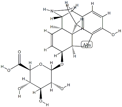 normorphine-6-glucuronide 结构式