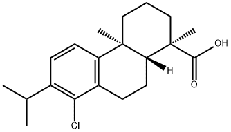 14-Chlorodehydroabietic acid 结构式