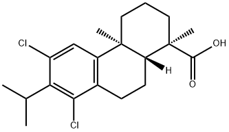 12,14-dichlorodehydroabietic acid 结构式