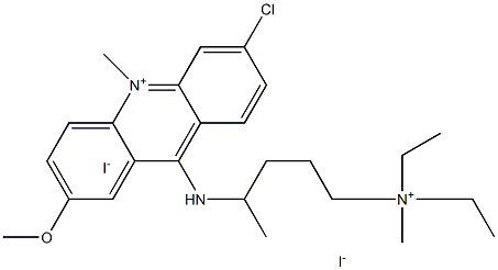 dimethylquinacrine 结构式