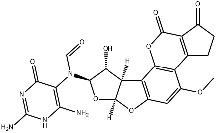 aflatoxin B1-formamidopyrimidine 结构式