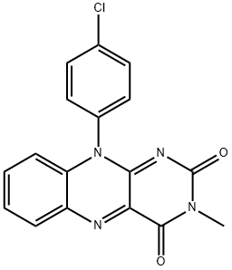 10-(4'-chlorophenyl)-3-methylflavin 结构式