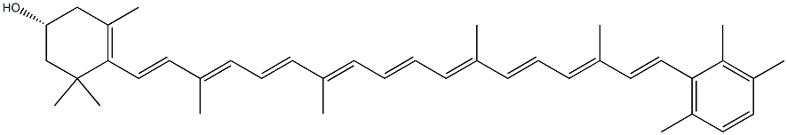 (3R)-β,φ-Caroten-3-ol 结构式