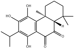 11,12,14-Trihydroxy-8,11,13-abietatriene-6,7-dione 结构式