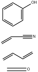 2-Propenenitrile, polymer with 1,3-butadiene, formaldehyde and phenol 结构式