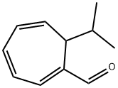 1,3,5-Cycloheptatriene-1-carboxaldehyde,7-(1-methylethyl)-(9CI) Structure