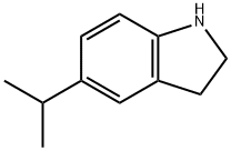 1H-Indole,2,3-dihydro-5-(1-methylethyl)-(9CI) 结构式