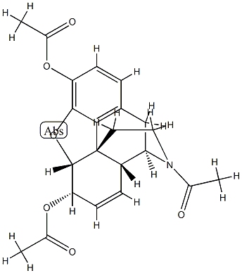 N-acetylnorheroin 结构式