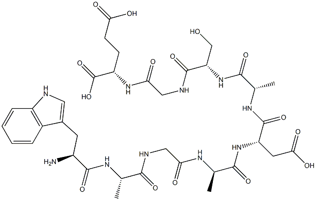 4-Ala-dsip-NH2 结构式