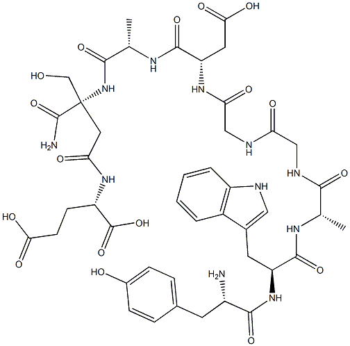 delta sleep-inducing peptide, N-Tyr- 结构式