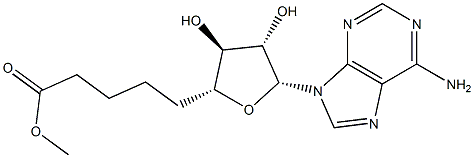 vidarabine 5'-valerate Structure