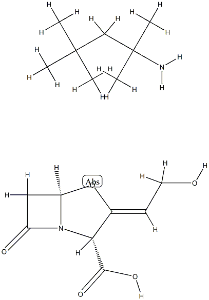 Clavulanic Acid 2-AMino-2,4,4-triMethylpentane Salt Structure