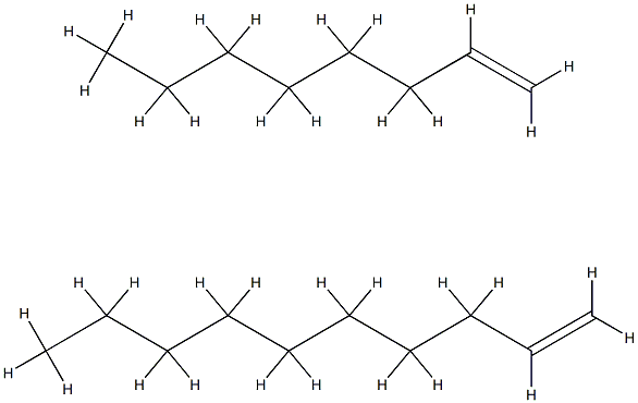 癸烯与1-辛烯的均聚氢化物 结构式
