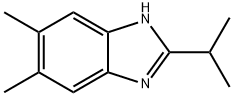 1H-Benzimidazole,5,6-dimethyl-2-(1-methylethyl)-(9CI) 结构式