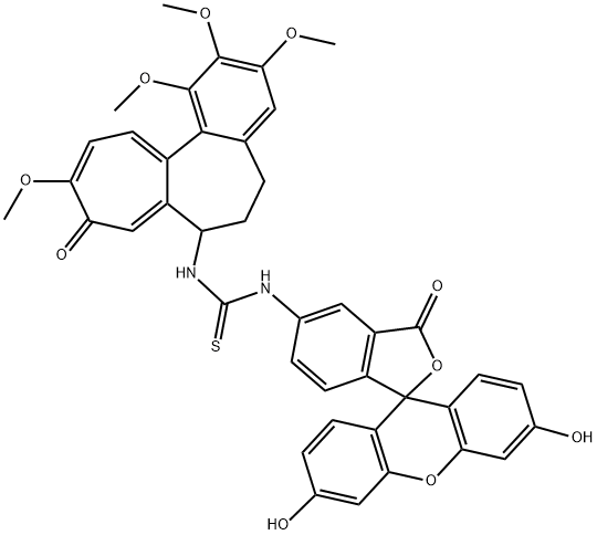 秋水仙素荧光素, 66091-34-7, 结构式