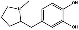 1,2-Benzenediol,4-[(1-methyl-2-pyrrolidinyl)methyl]-(9CI) Structure