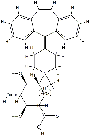 cyproheptadine glucuronide 结构式