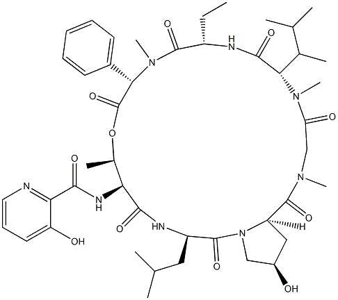 新绿灰菌素 Ⅲ, 66184-96-1, 结构式