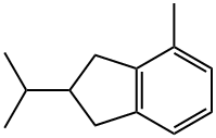1H-Indene, 2,3-dihydro-4-methyl-2- (1-methylethyl)- Structure