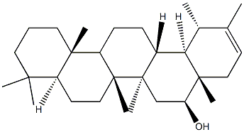 (18α,19α)-Urs-20-en-16β-ol 结构式
