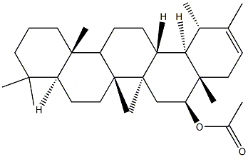 (18α,19α)-Urs-20-en-16β-ol acetate 结构式