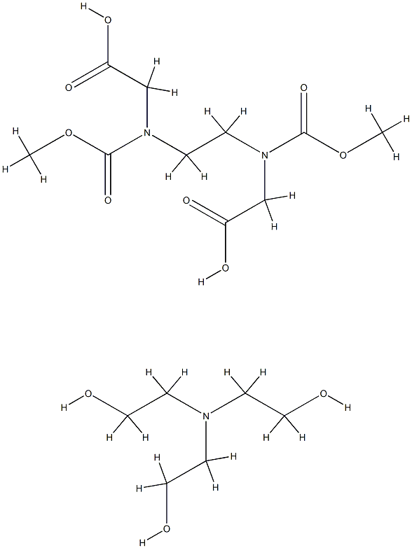 乙二胺四乙酸三乙醇胺盐 结构式