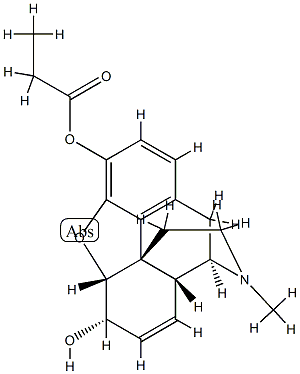 3-O-propanoylmorphine Structure