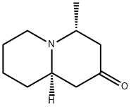 (4R,9aβ)-Octahydro-4-methyl-2H-quinolizine-2-one Structure