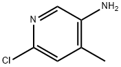3-氨基-6-氯-4-甲基吡啶 **, 66909-38-4, 结构式