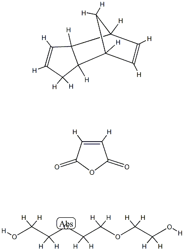 2,5-呋喃二酮与2,2'[1,2-亚乙基(氧)]双[乙醇]和3A,4,7,7A-四氢-4,7-亚甲基-1H-茚的聚合物 结构式