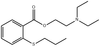2-(Diethylamino)ethyl=o-(propylthio)benzoate Structure