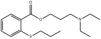 3-(Diethylamino)propyl=o-(propylthio)benzoate Structure
