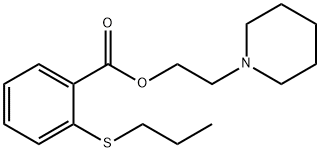 2-Piperidinoethyl=o-(propylthio)benzoate Structure