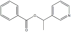 1-(3-Pyridyl)ethyl=benzoate 结构式