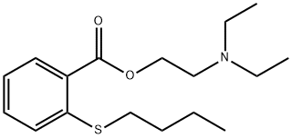 2-(Diethylamino)ethyl=o-(butylthio)benzoate 结构式