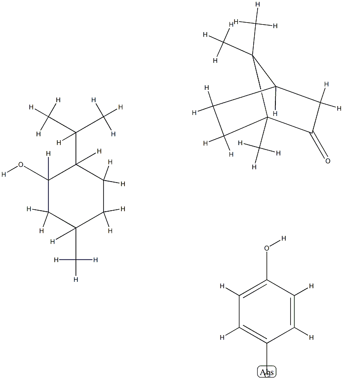 Chlorophenolcamphormenthol Structure