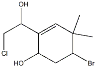 4-Bromo-α-(chloromethyl)-6-hydroxy-3,3-dimethyl-1-cyclohexene-1-methanol Structure