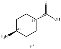 Cyclohexanecarboxylic acid, 4-amino-, conjugate monoacid, trans- (9CI) Structure
